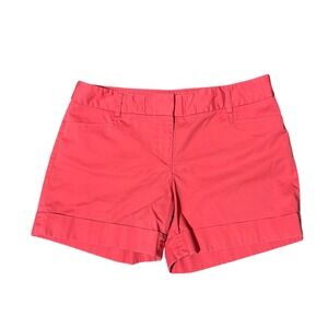 Express The Editor Chino Shorts Cotton Size 8 Cuffed Hem Pockets Preppy Normcore